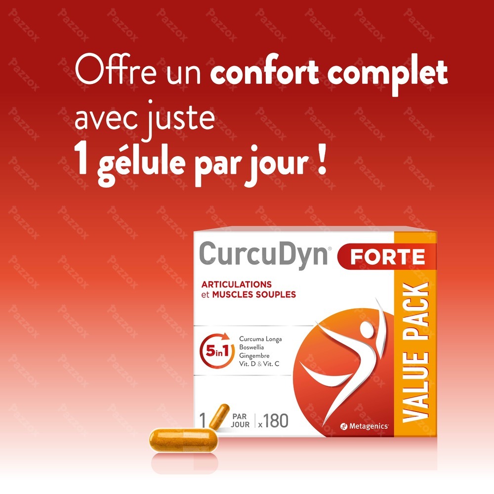 Metagenics Curcudyn Forte 180 Gélules