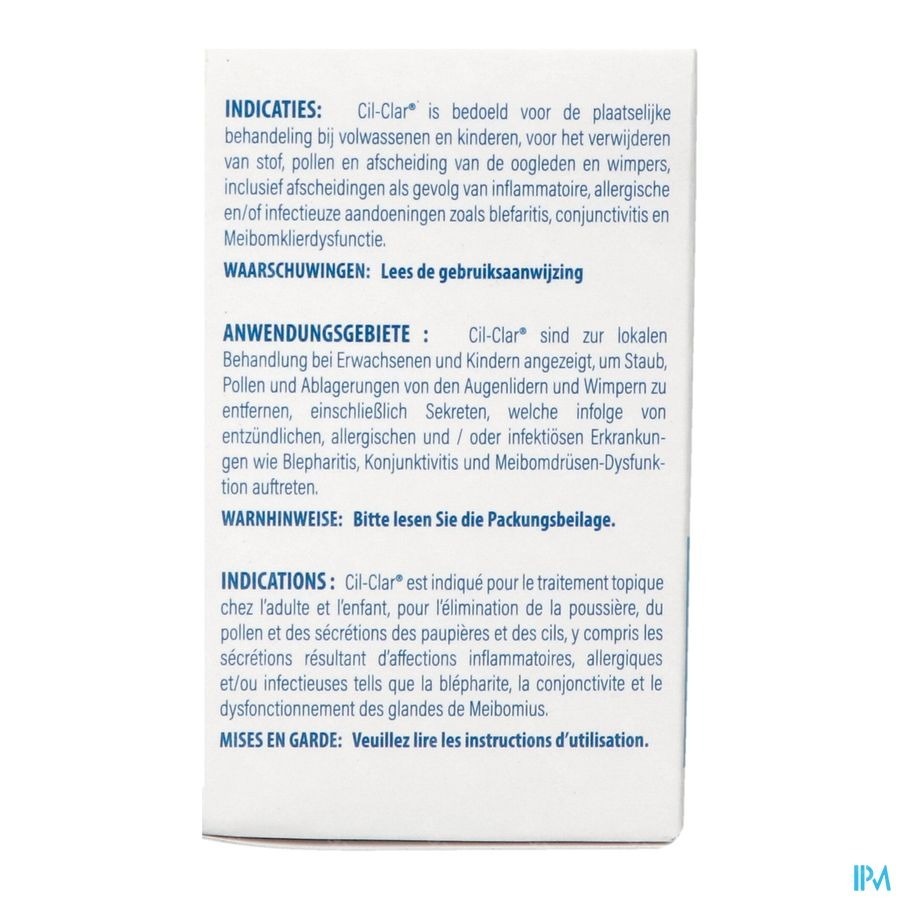 Cil-clar Compresse Paupieres 20