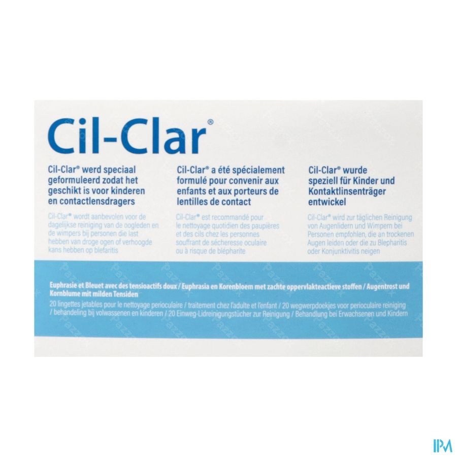 Cil-clar Compresse Paupieres 20