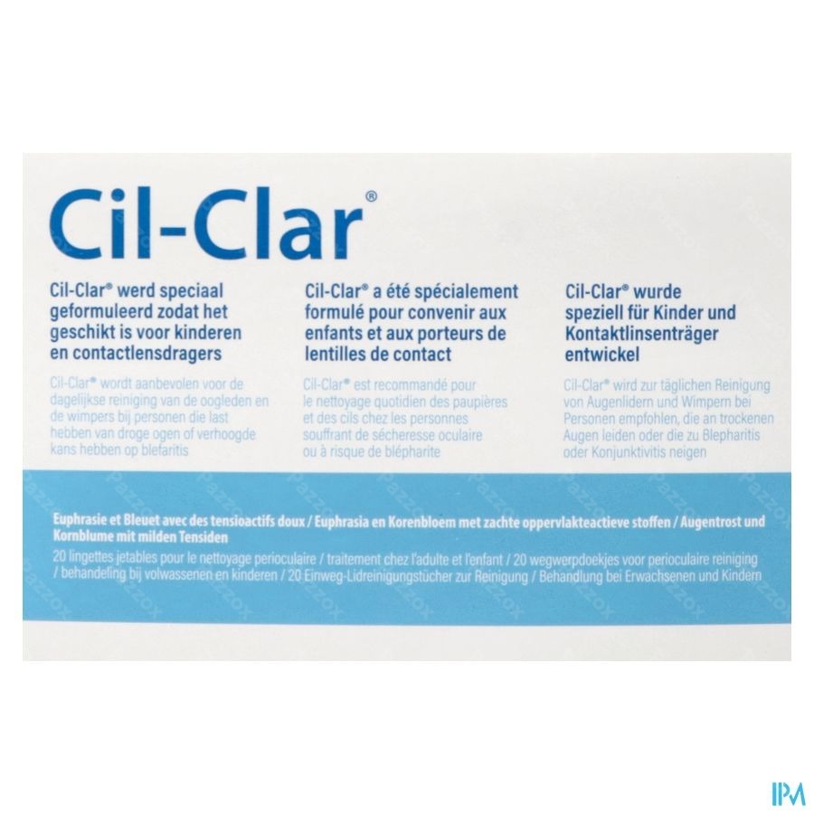 Cil-clar Compresse Paupieres 20