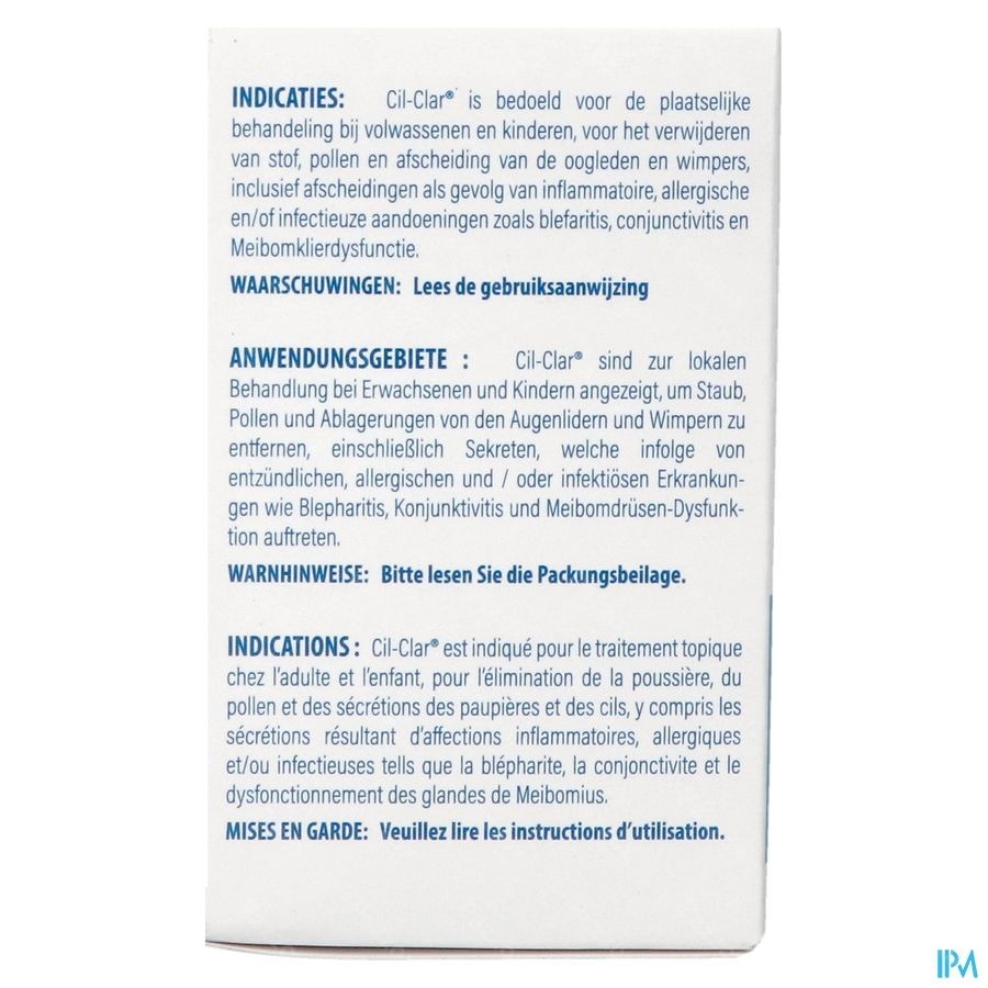 Cil-clar Compresse Paupieres 20