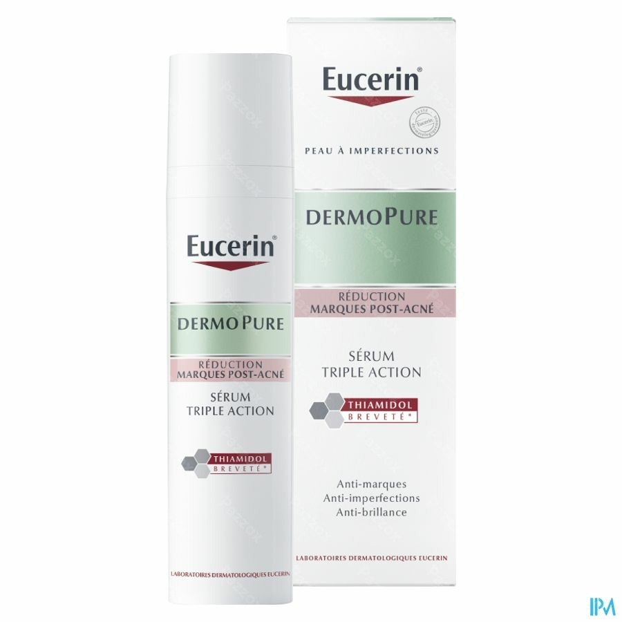 Eucerin Dermopure Sérum Triple Action Marques Post-Acné Peau à Imperfections 40ml 
