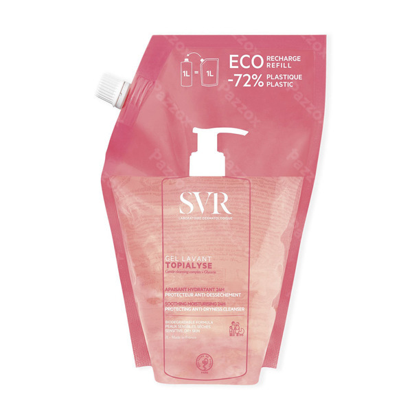 SVR Topialyse Gel Lavant Eco Recharge 1l