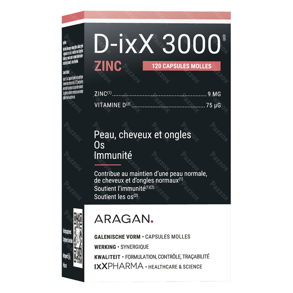 D-ixx 3000 Zinc Softcaps 120