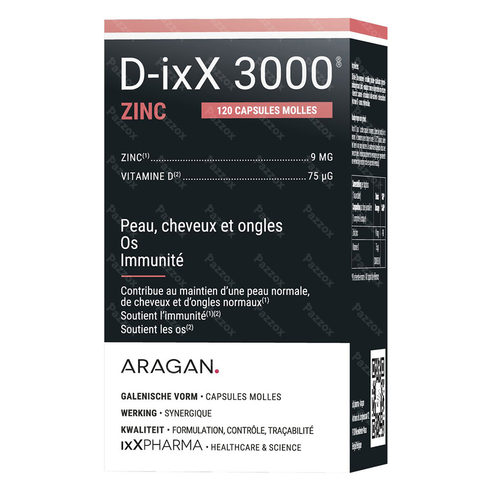 D-ixx 3000 Zinc Softcaps 120