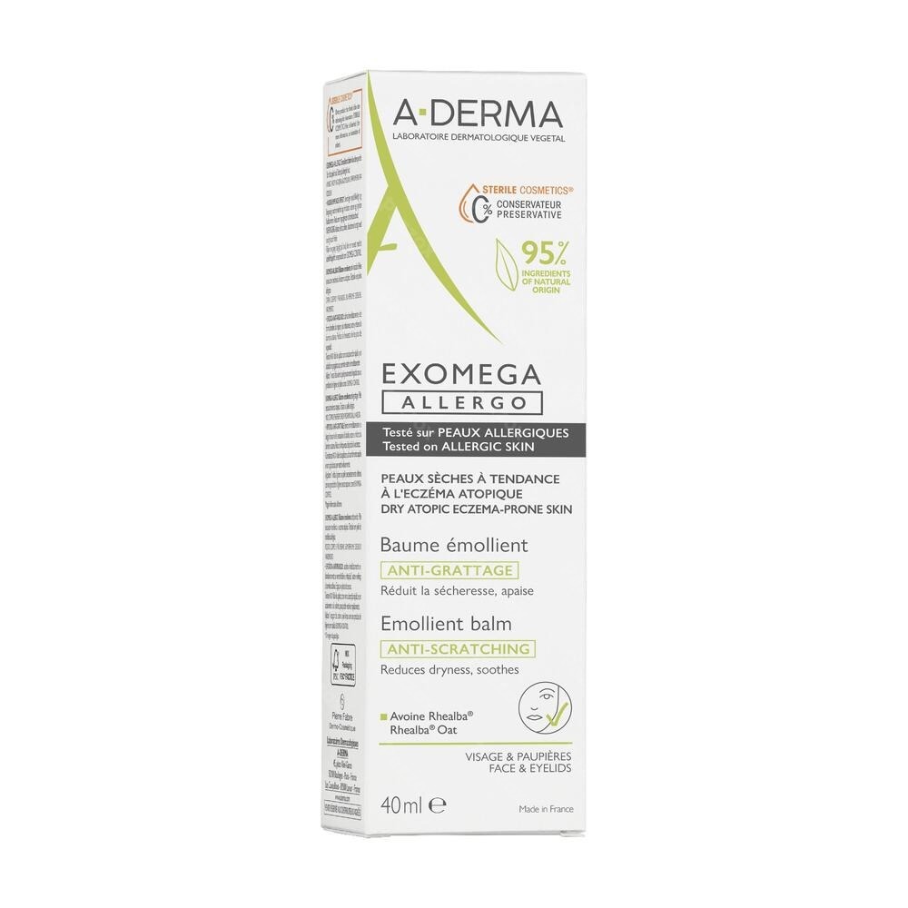 A-Derma Exomega Allergo Baume Emollient 40ml