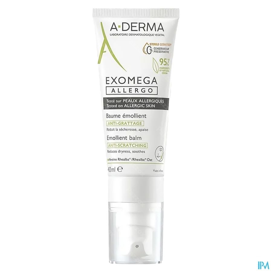 A-Derma Exomega Allergo Baume Emollient 40ml