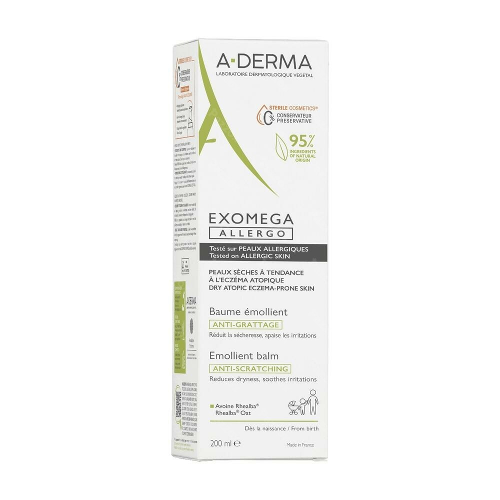 A-Derma Exomega Allergo Baume Emollient 200ml
