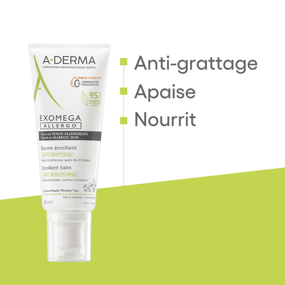 A-Derma Exomega Allergo Baume Emollient 200ml
