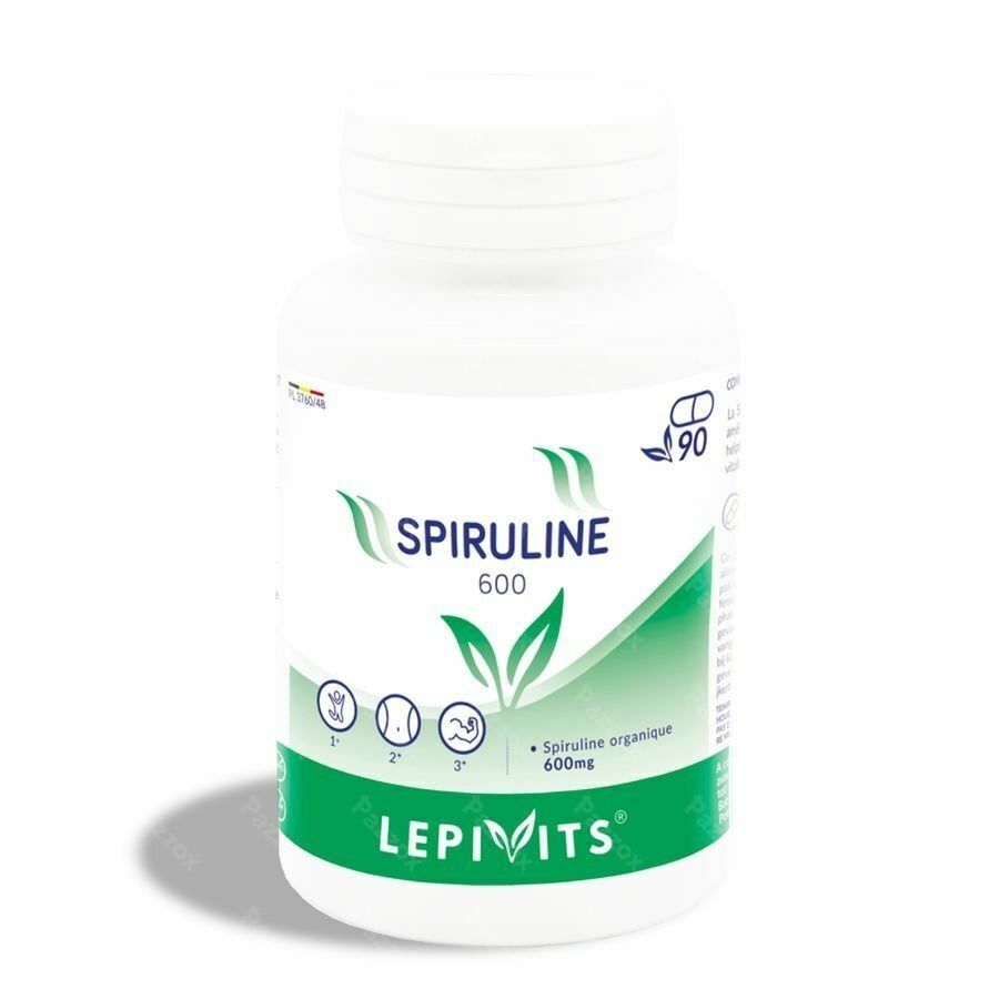 Lepivits Spiruline 600 CAPS 90