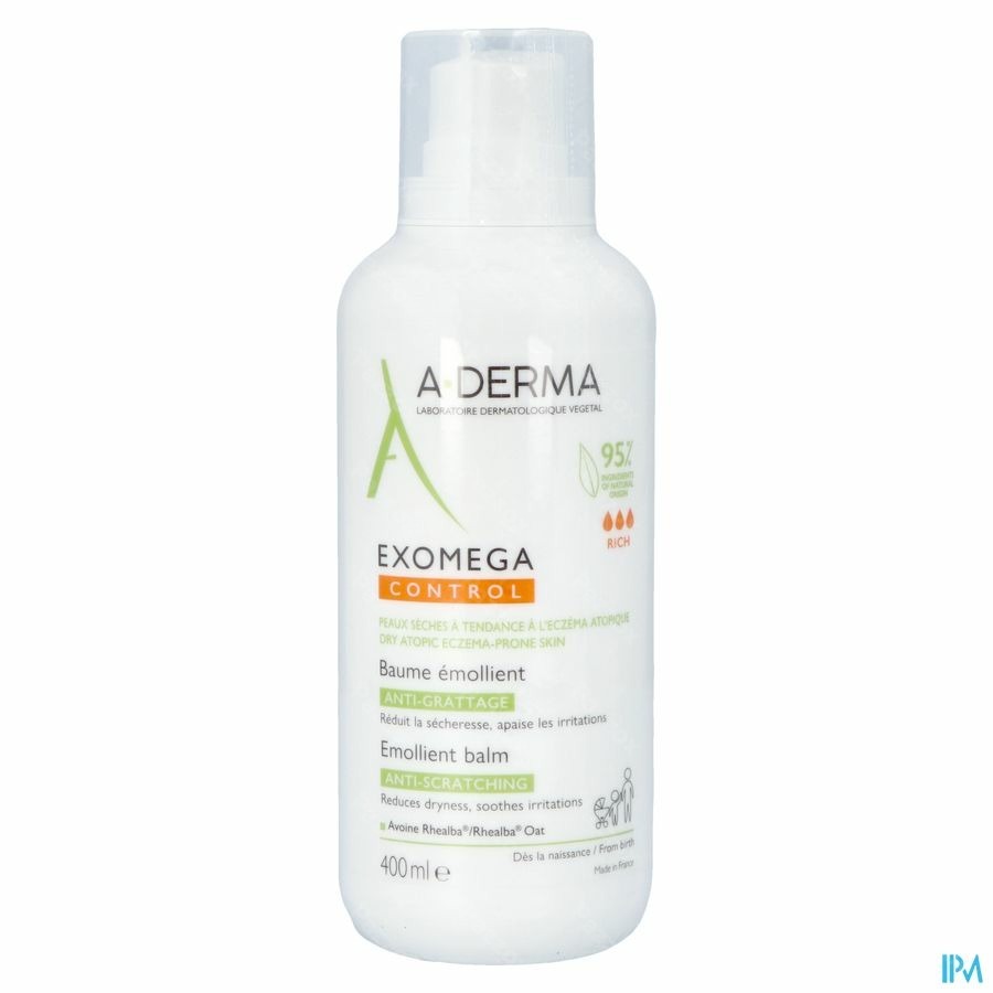 A-Derma Exomega Control Creme Emolliente Anti- Grattage 400 ml