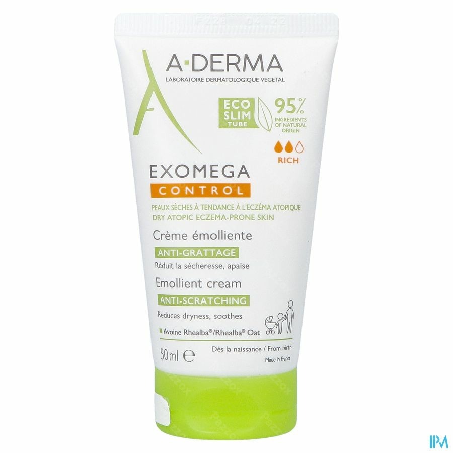 A-Derma Exomega Control Crème Emollient 50ml