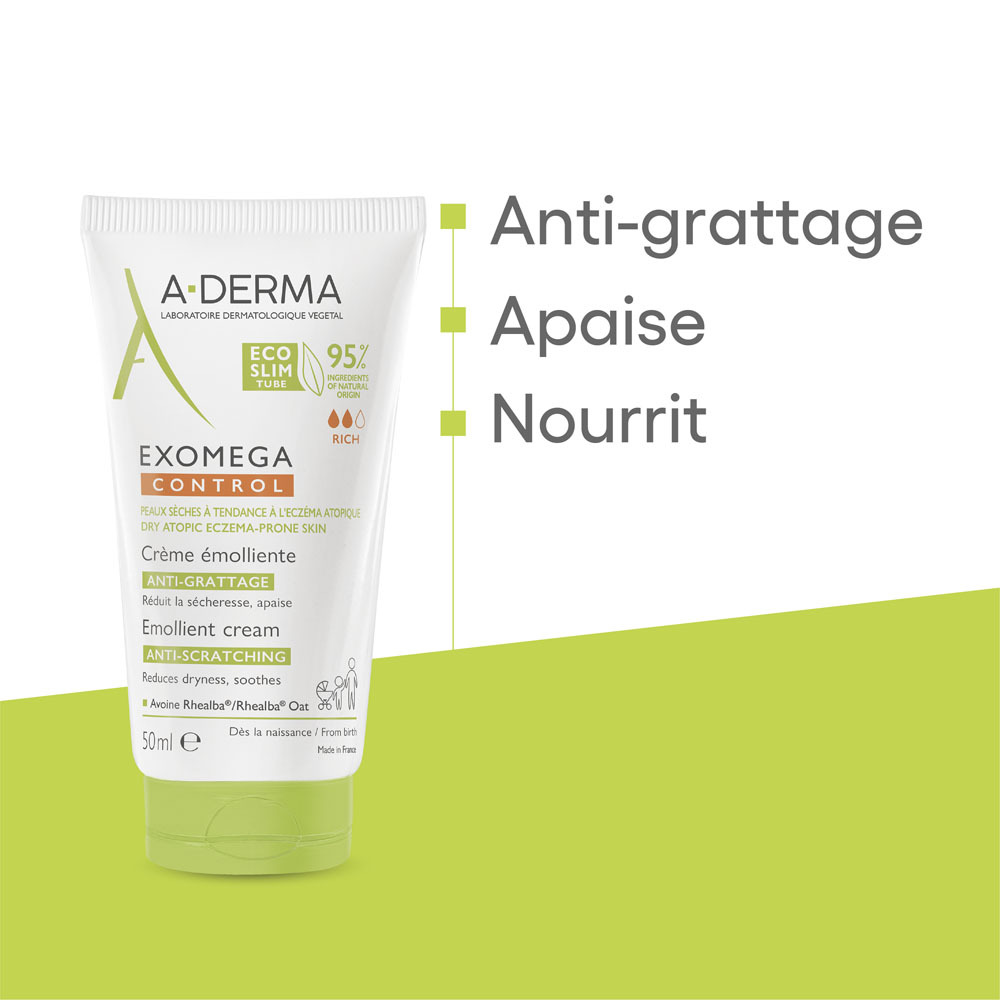 A-Derma Exomega Control Crème Emollient 50ml