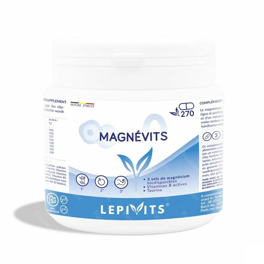 Lepivitis Magnevits 270 Gélules