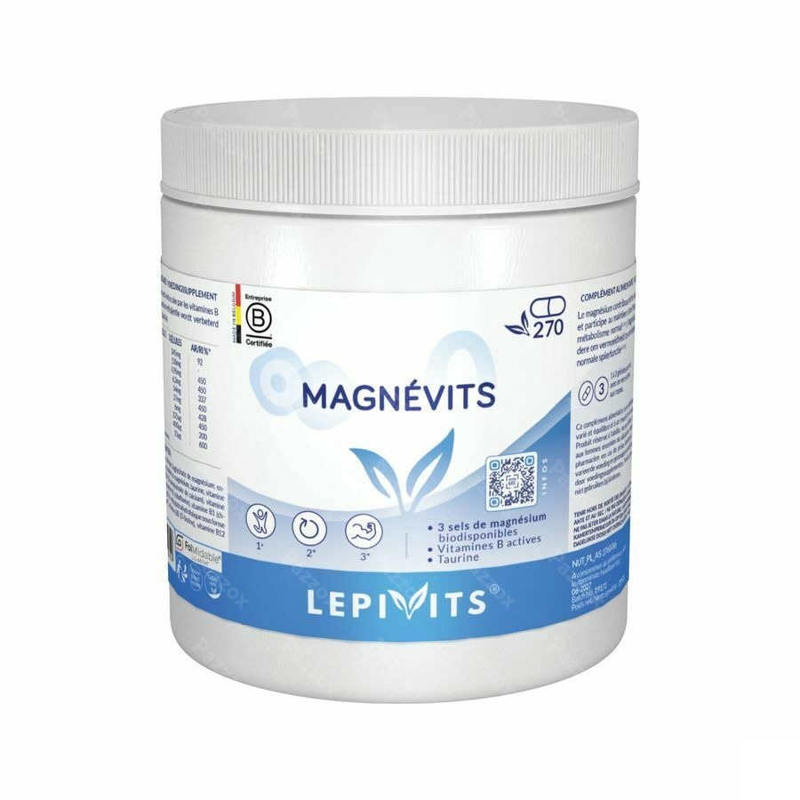 Lepivitis Magnevits 270 Gélules