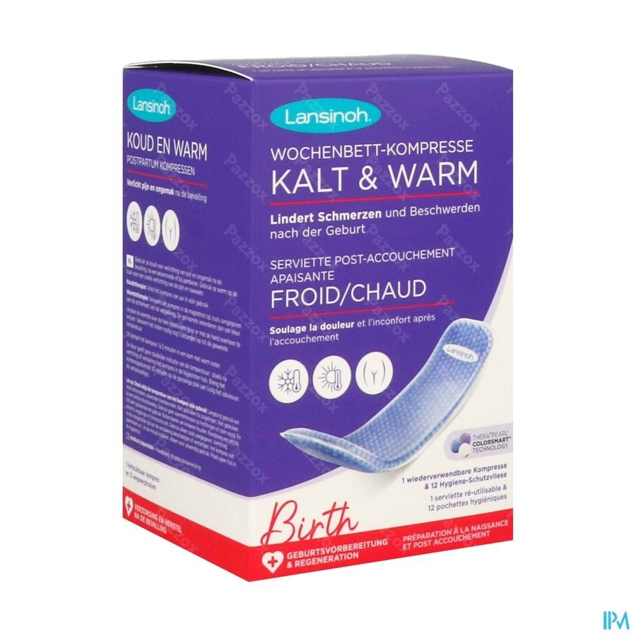 Lansinoh Serviette Post Accouch.apais. Froid/chaud