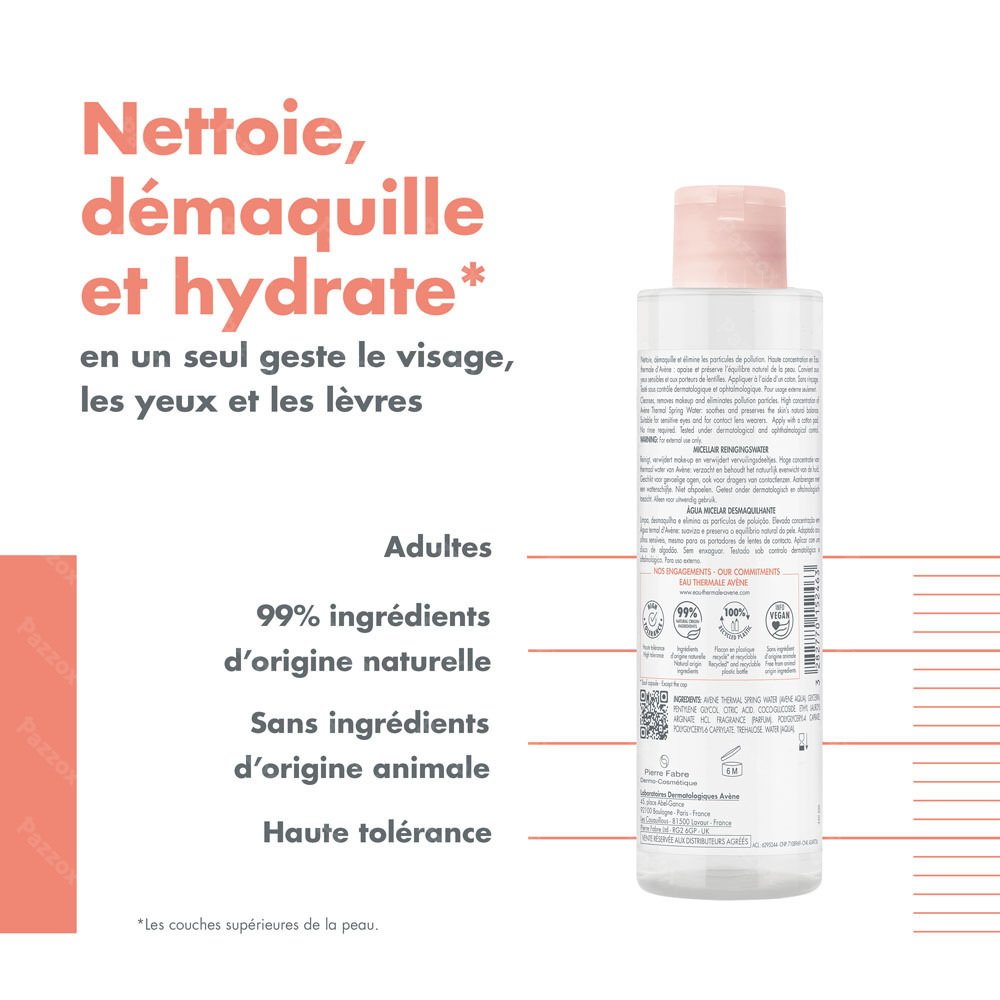 Avène Les Essentiels Eau Micellaire Demaquillant 100ml