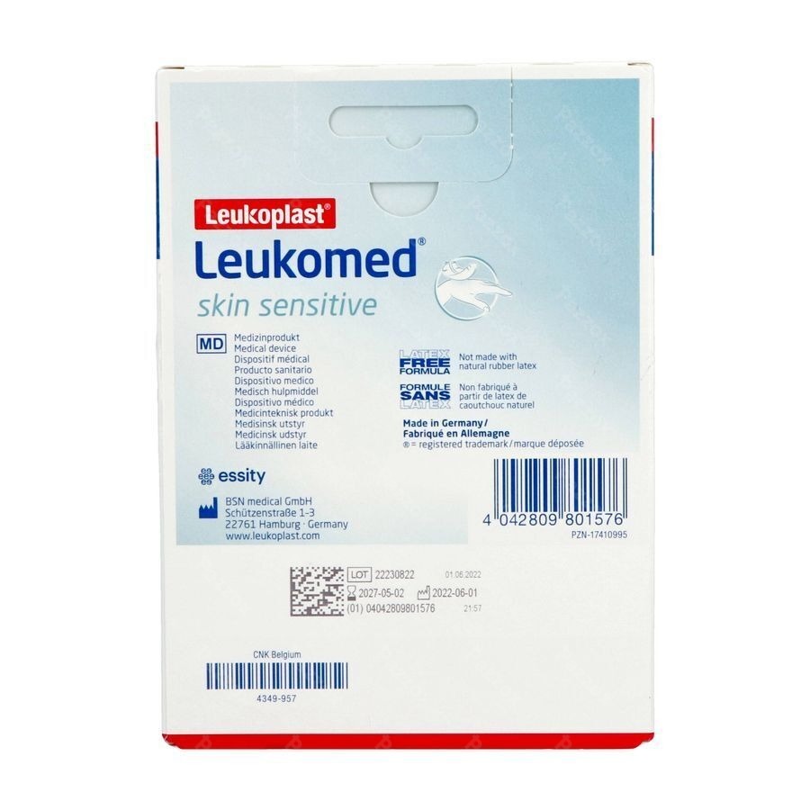 Leukomed Skin Sens. 8cmx10cm 5