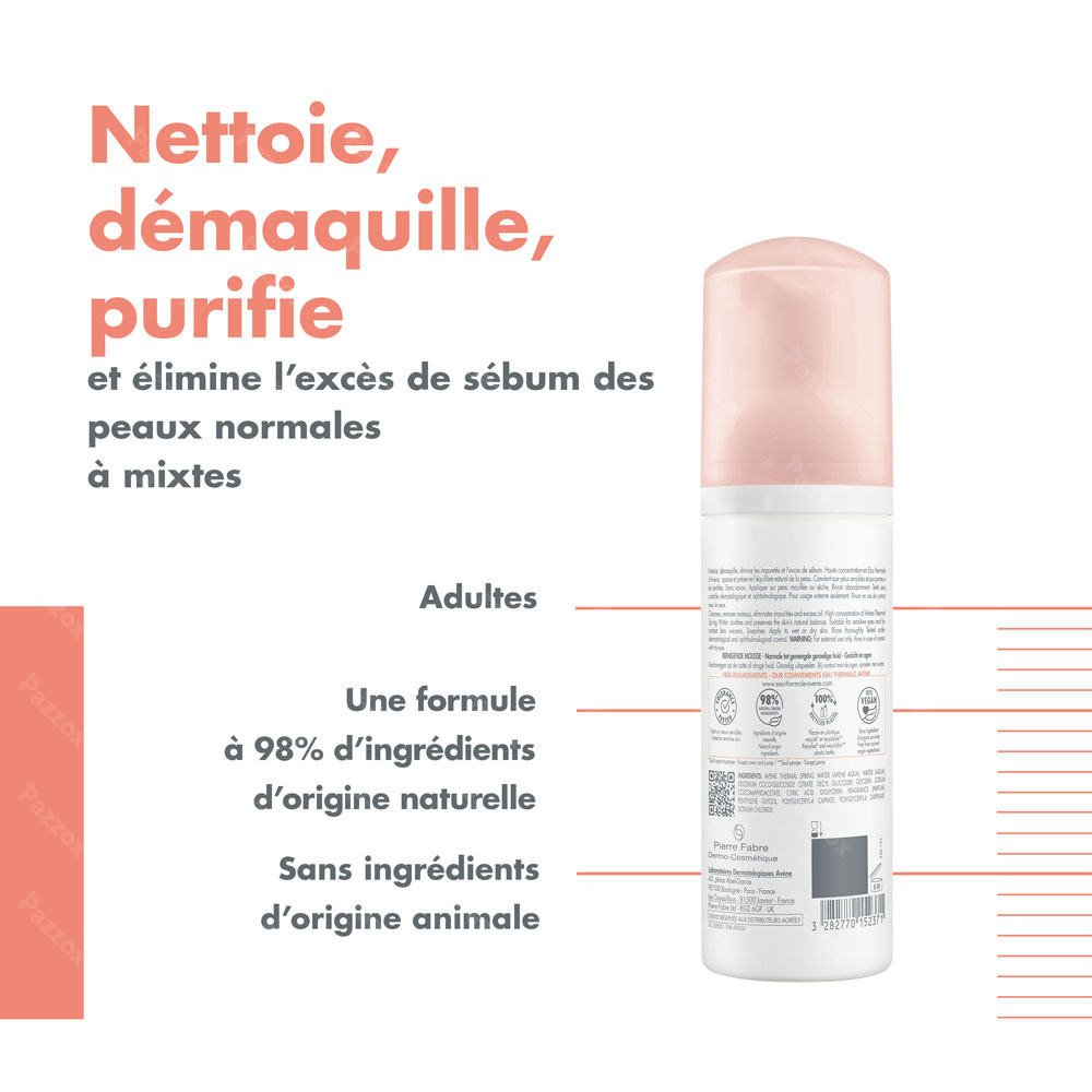 Avène Les Essentiels Mousse Nettoyant 150ml