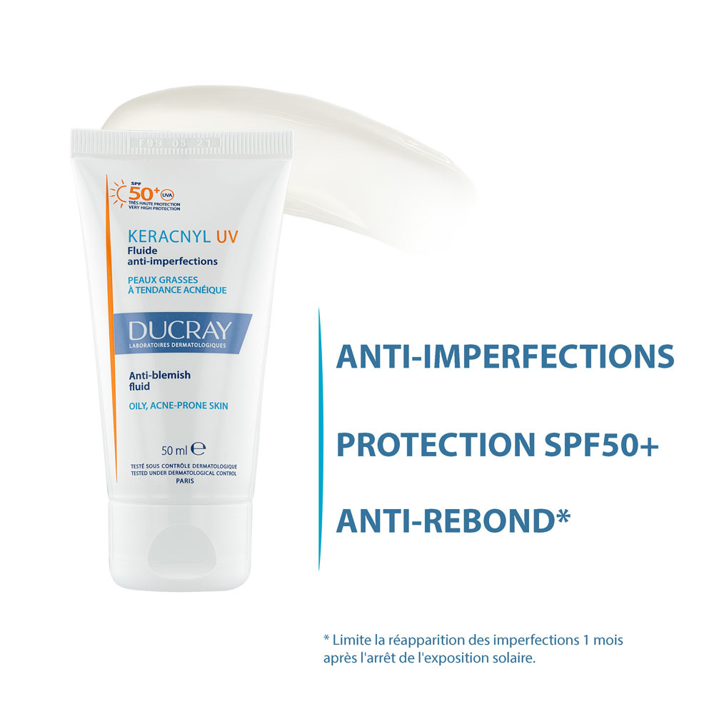 Ducray Keracnyl Uv Fluide Anti-imperfections 50ml 