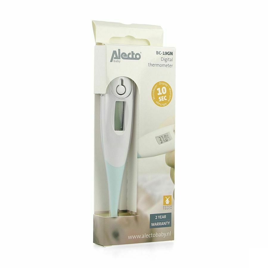 Alecto Thermometre Digital Vert
