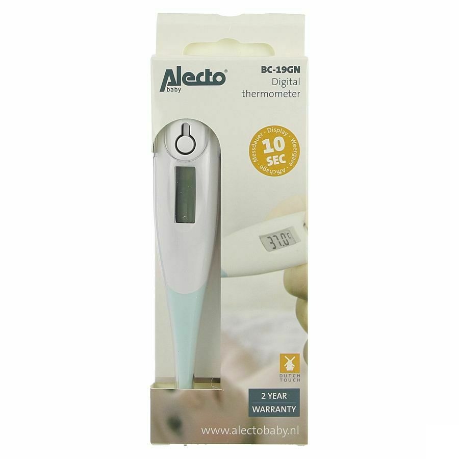 Alecto Thermometre Digital Vert