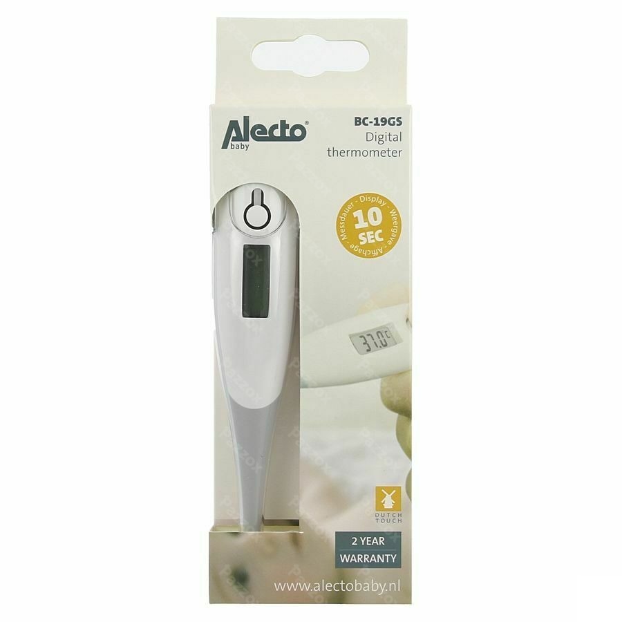 Alecto Thermometre Digital Gris