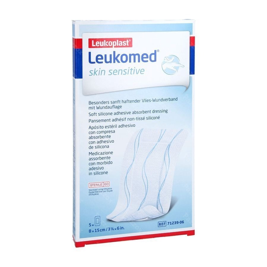 Leukomed Skin Sens. 8cmx15cm 5