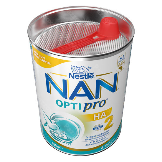 Nan Optipro HA 2 Lait de Suite Hypoallergénique Bébé 6+ Mois 800g