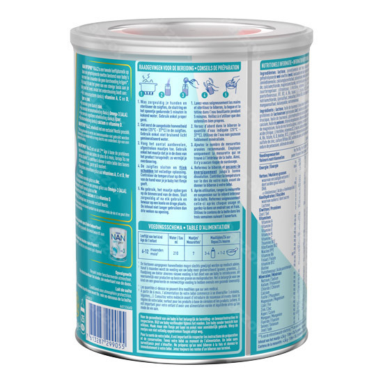 Nan Optipro HA 2 Lait de Suite Hypoallergénique Bébé 6+ Mois 800g