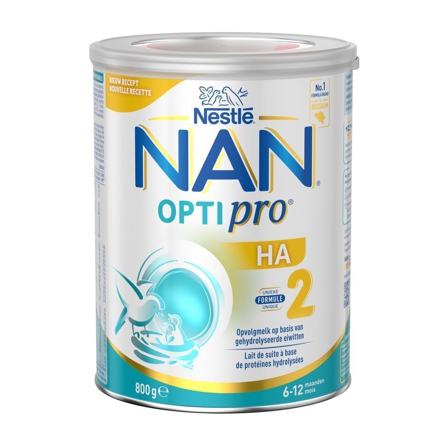 Nan Optipro HA 2 Lait de Suite Hypoallergénique Bébé 6+ Mois 800g