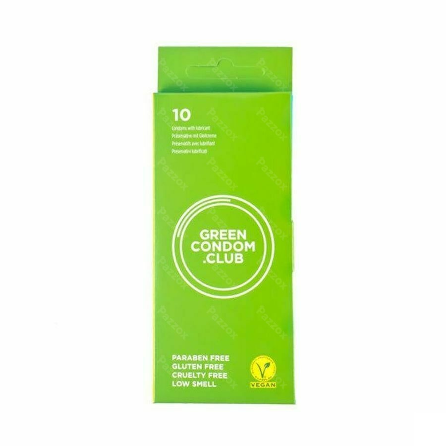 Green Condom Preservatifs Vegan 10