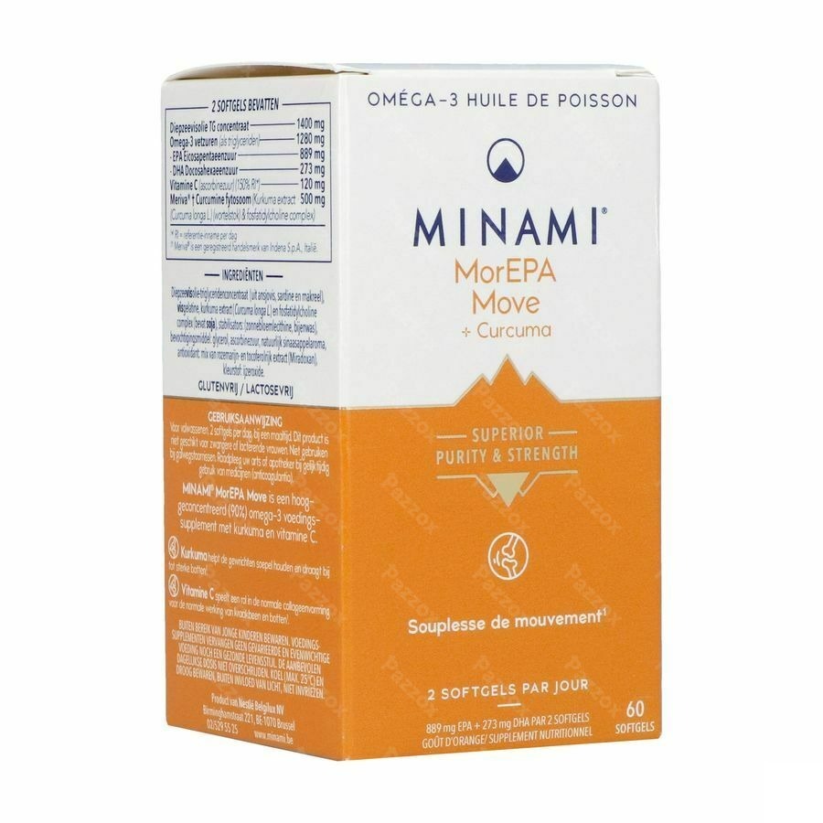 Minami Morepa Move + Curcuma 60 Softgels