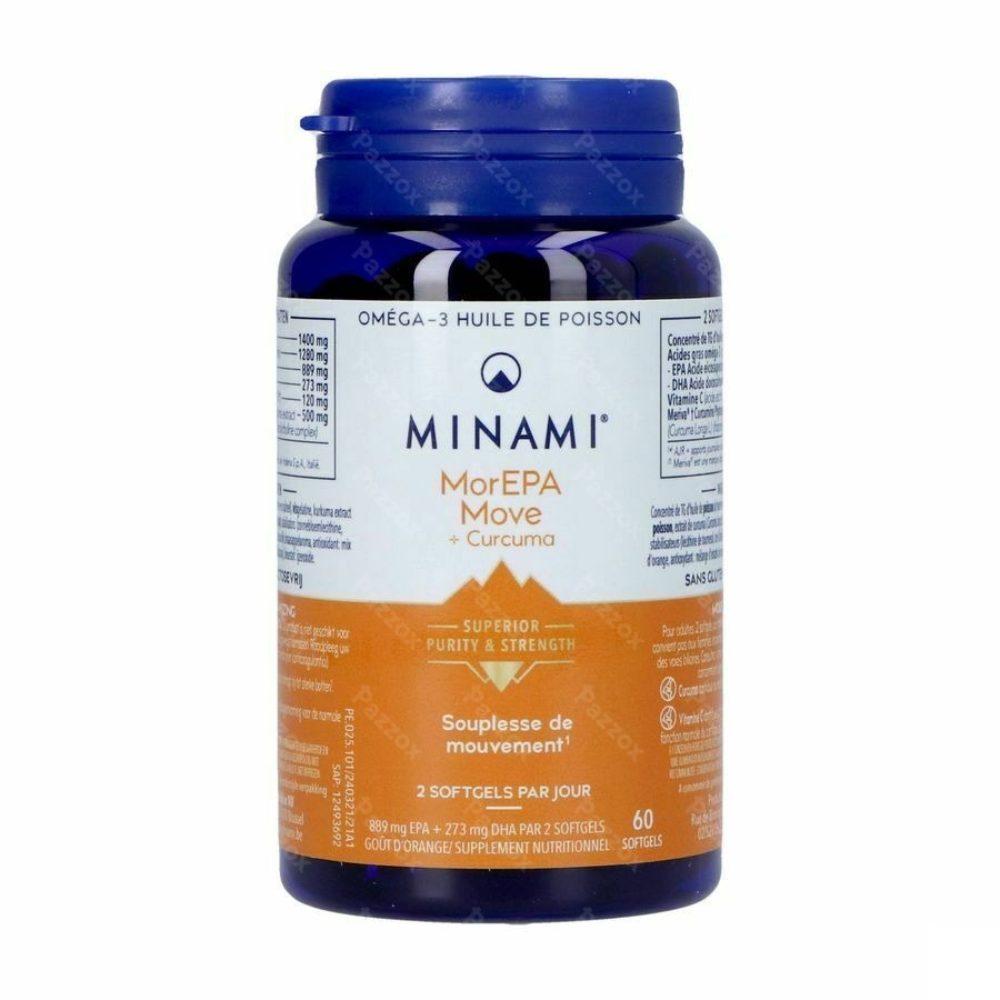 Minami Morepa Move + Curcuma 60 Softgels