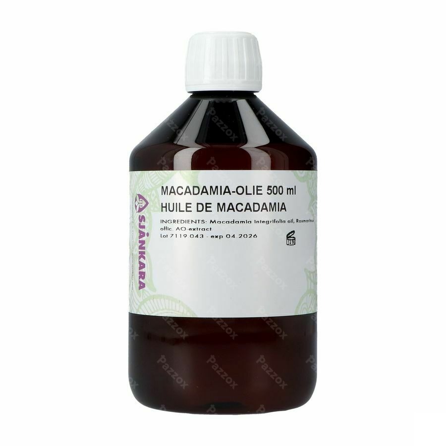 Sjankara Macadamia Huile Vegetale 500ml