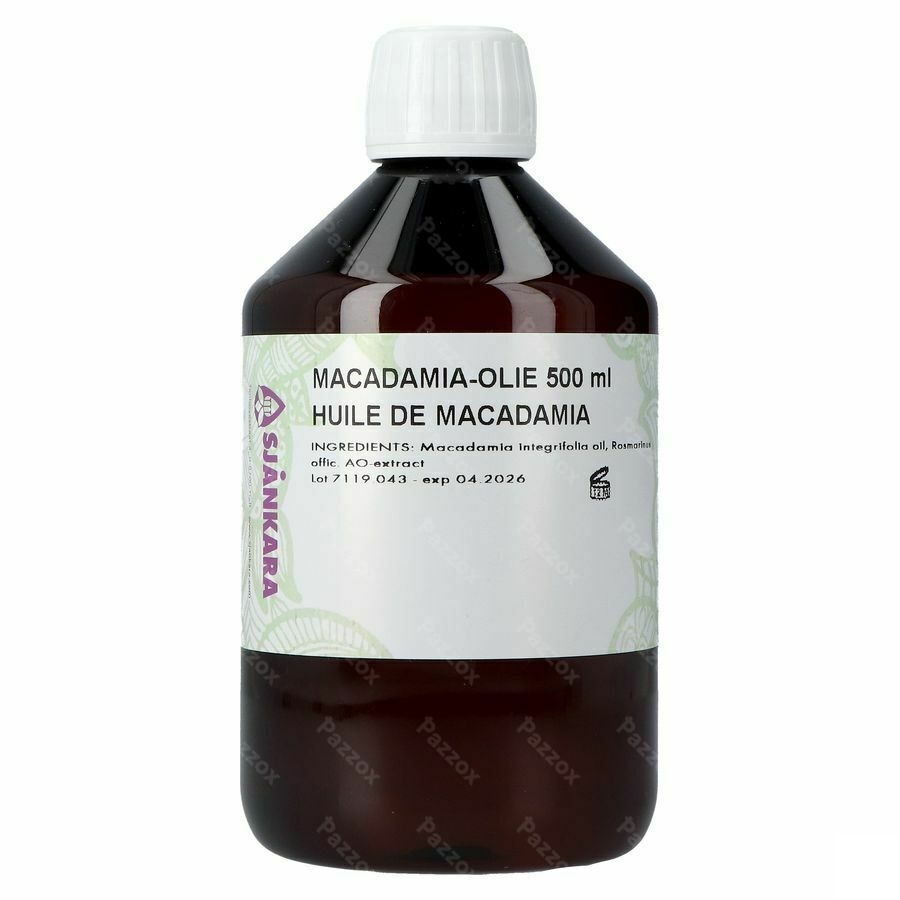 Sjankara Macadamia Huile Vegetale 500ml