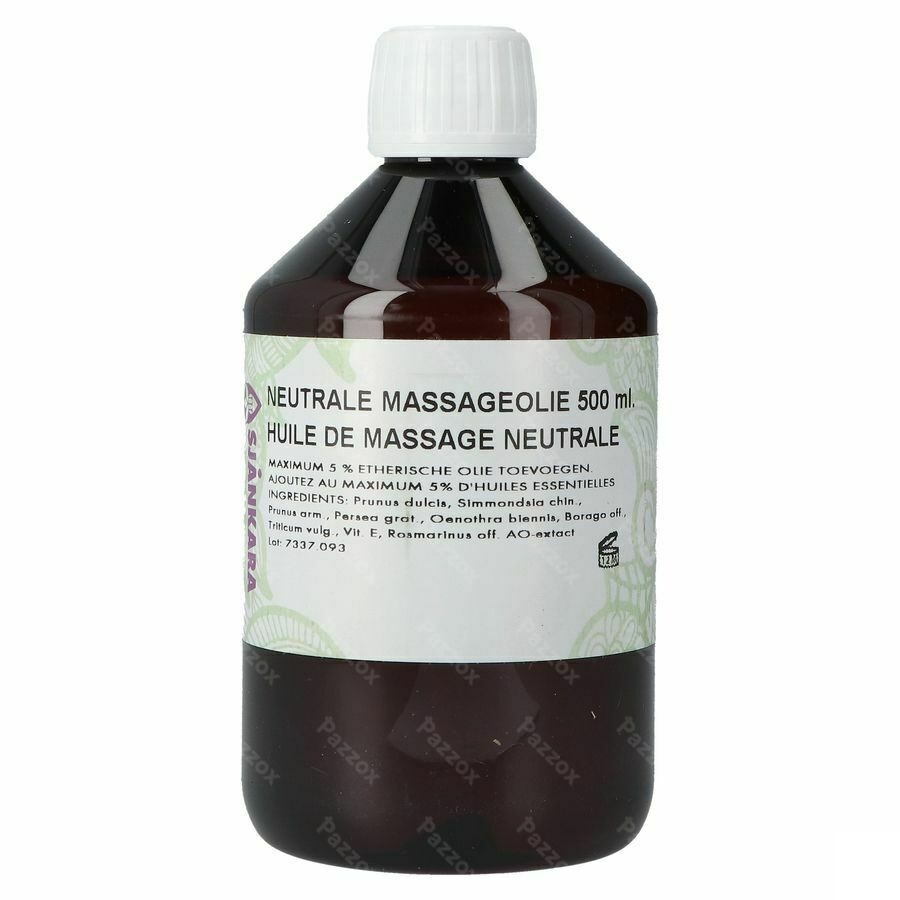Sjankara Huile Massage Neutrale 500ml