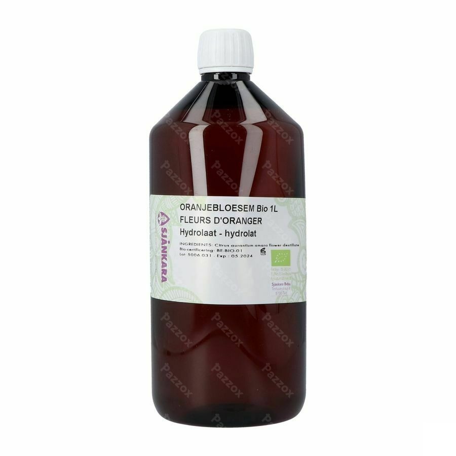 Sjankara Fleurs Oranger Hydrolat Bio 1000ml