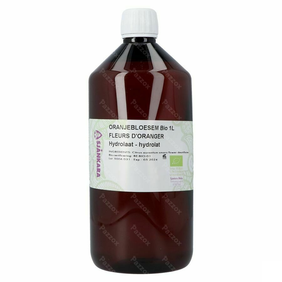 Sjankara Fleurs Oranger Hydrolat Bio 1000ml