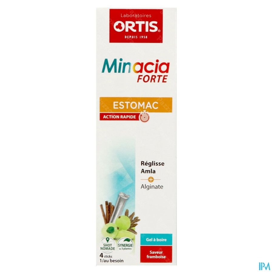 Ortis Minacia Forte Gel Stick Shots 4x12g