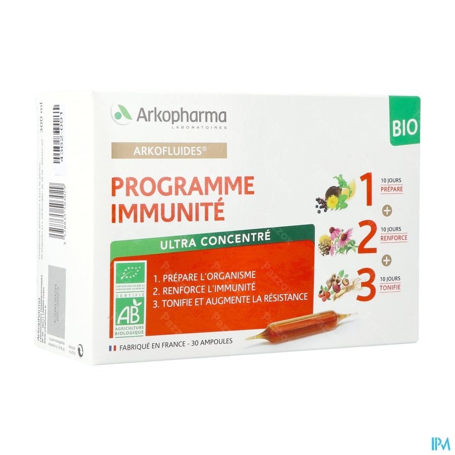 Arkofluides Programme Immunite Amp 30x10ml