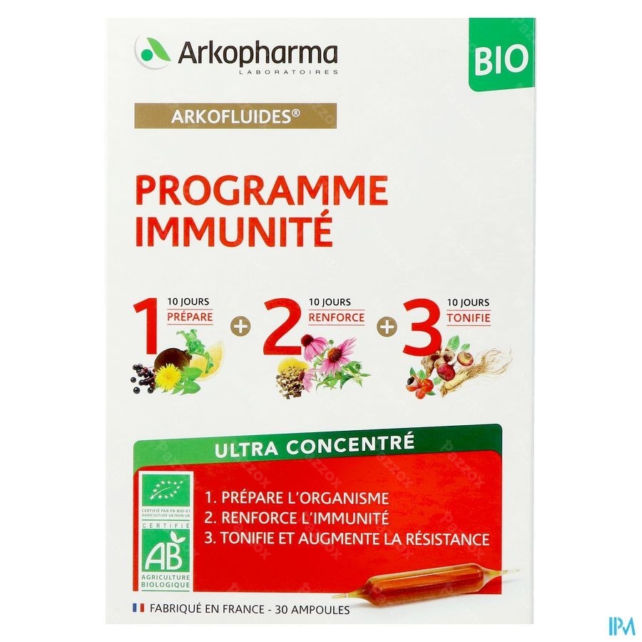 Arkofluides Programme Immunite Amp 30x10ml