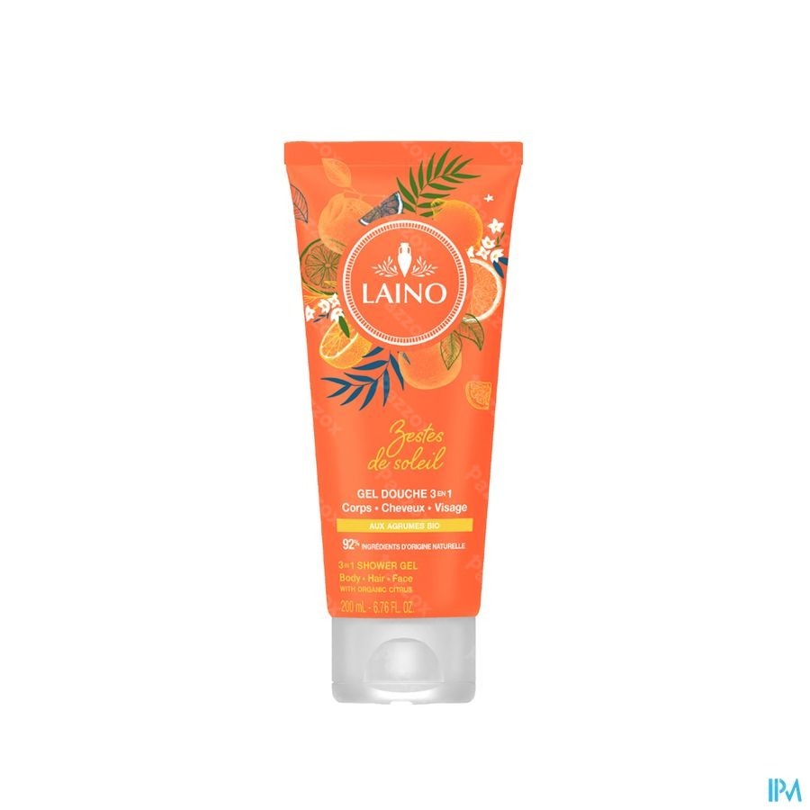 Laino Gel Douche 3en1 Agrumes Tube 200ml