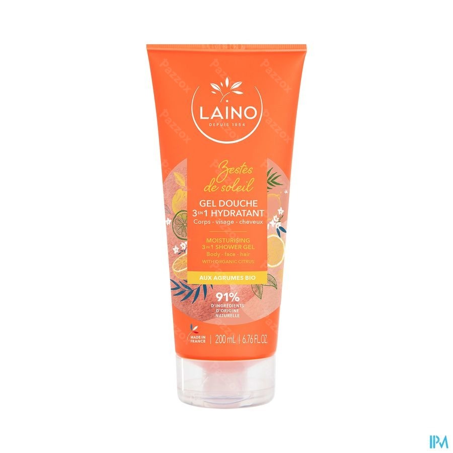 Laino Gel Douche 3en1 Agrumes Tube 200ml