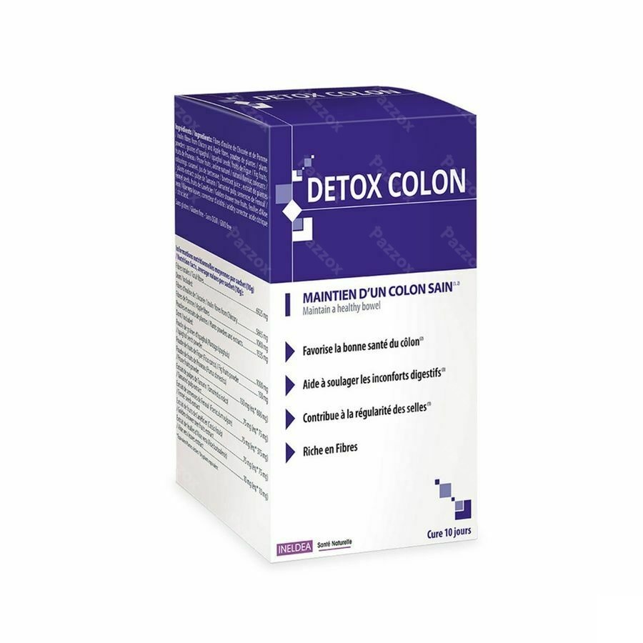 Ineldea Detox Colon Isn Etui Sach 10x10g