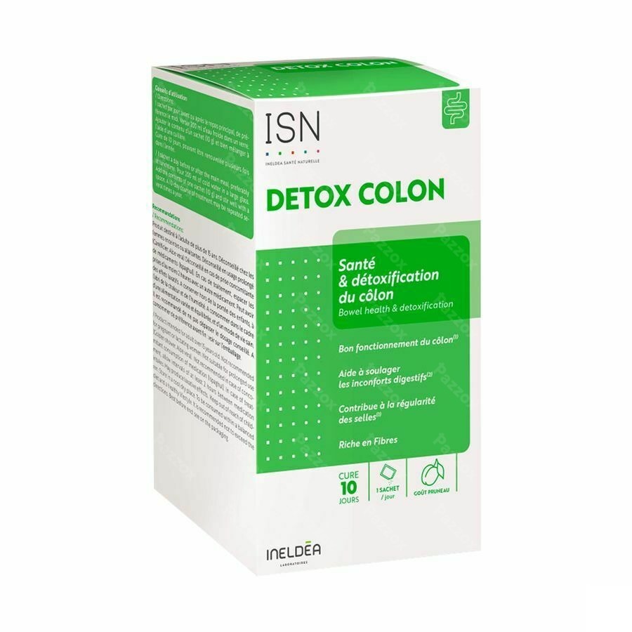 Ineldea Detox Colon Isn Etui Sach 10x10g