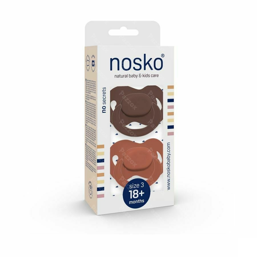 Nosko Sucette 18+ Mois Chocolate + Brick