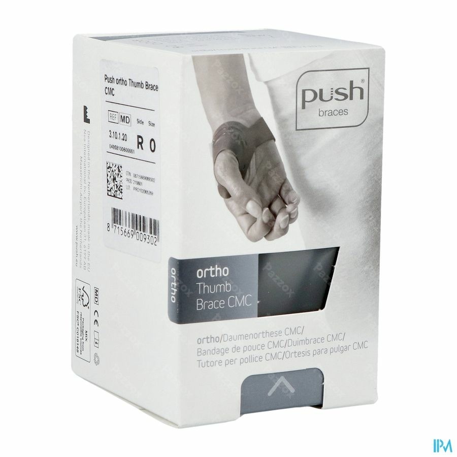 Push Ortho Attelle Pouce Cmc Gauche Taille 0