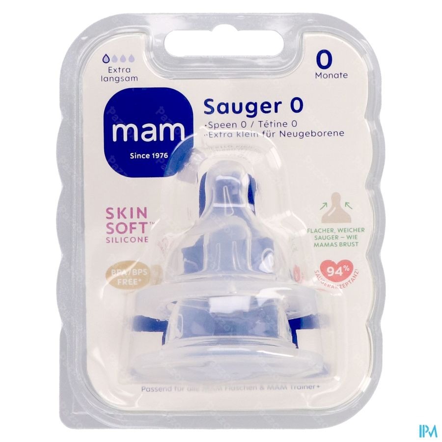 Mam Tetine Skinsoft Taille 0