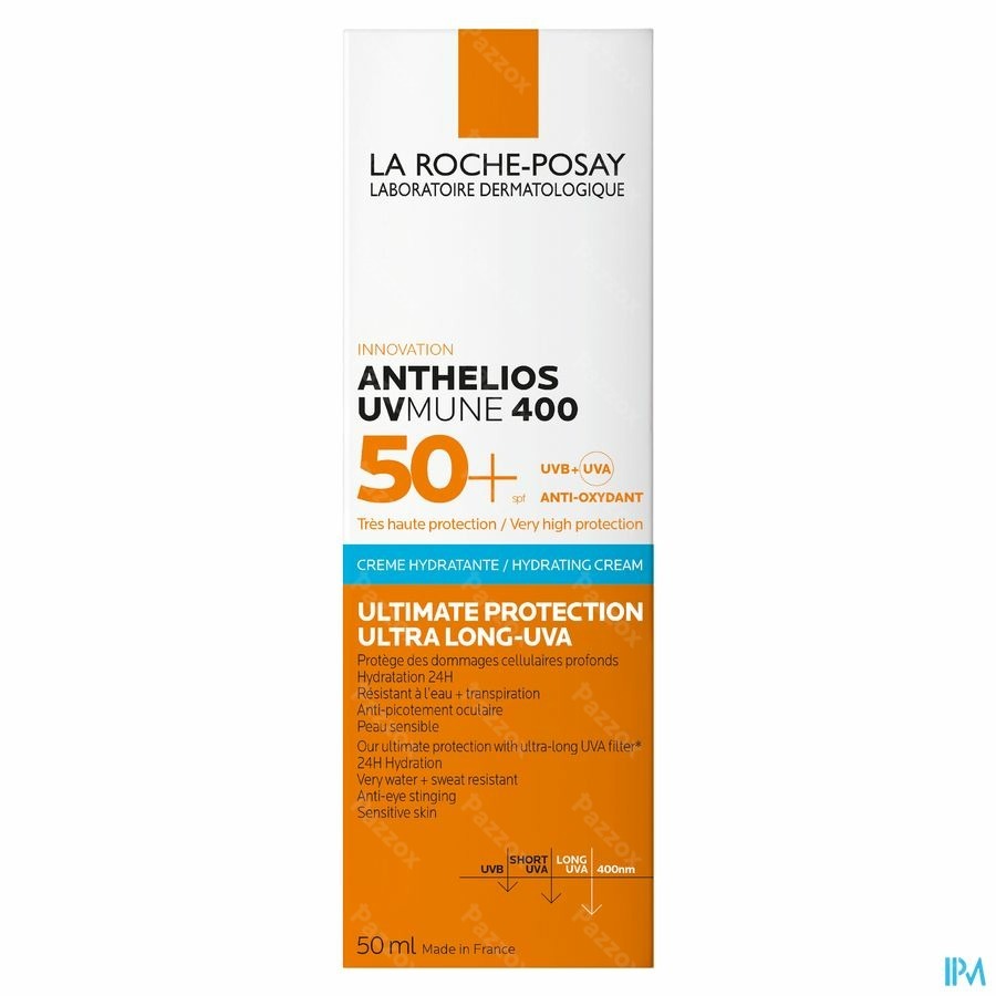 La Roche-Posay Anthelios Uvmune 400 Creme Hydratante Sans Parfum SPF50+ 50ml